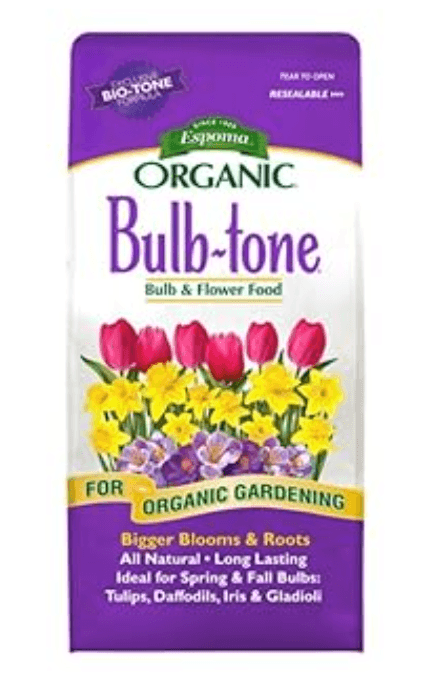 Espoma Bulb-Tone 3-5-3 organic fertilizer for peonies